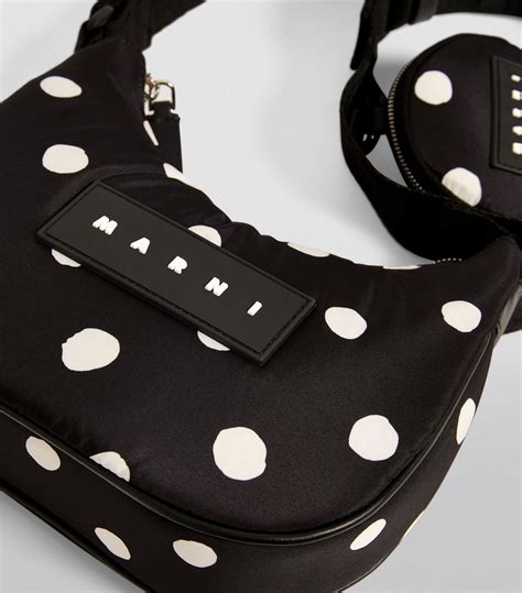 polka dot shoulder bag